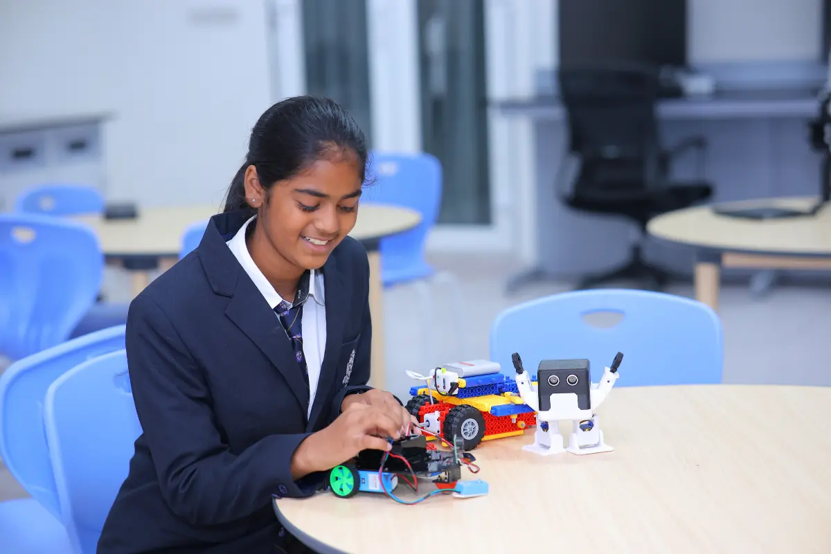 Interactive learning session in the classroom